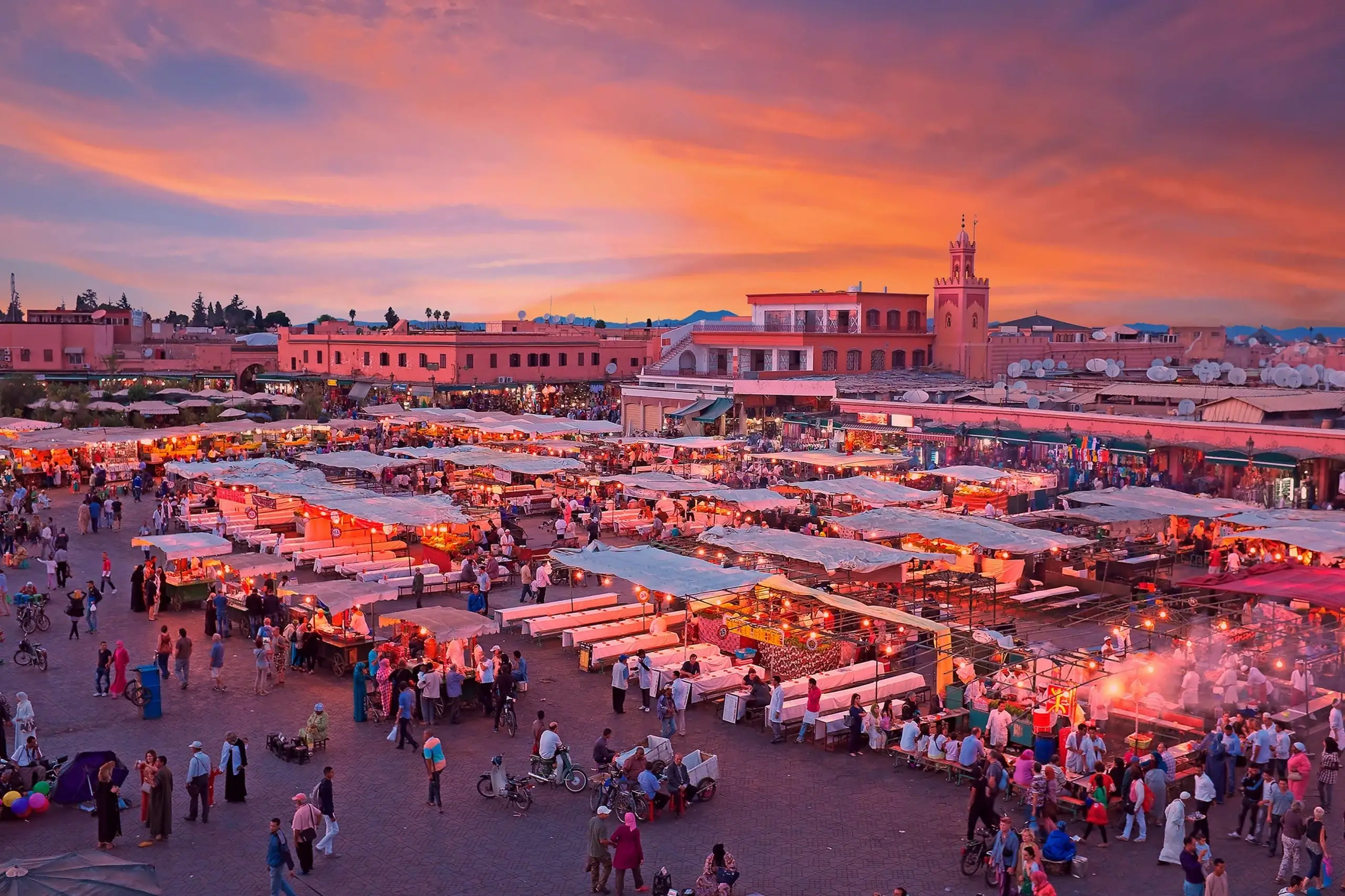 Motorcycle rental Marrakech with adventure motorcycles in the High Atlas