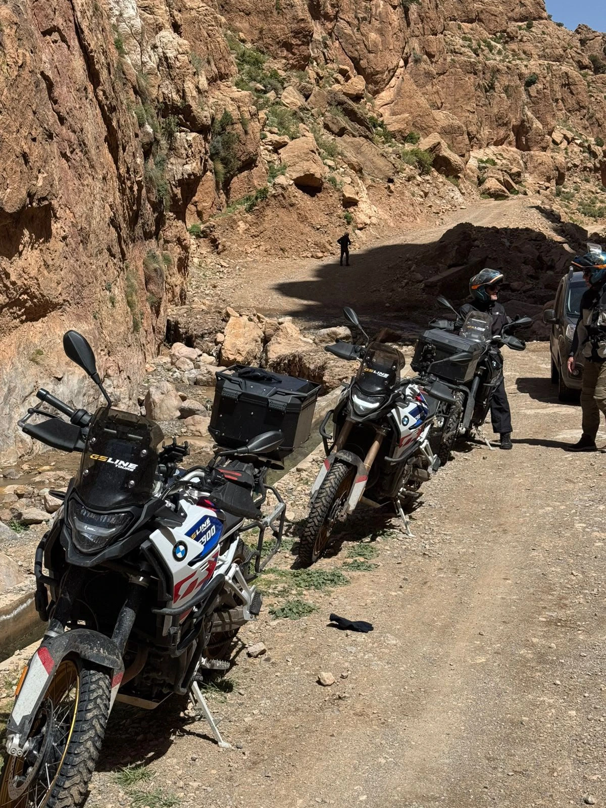 BMW GS motorcycle ride departing Marrakech with GSLine Tours