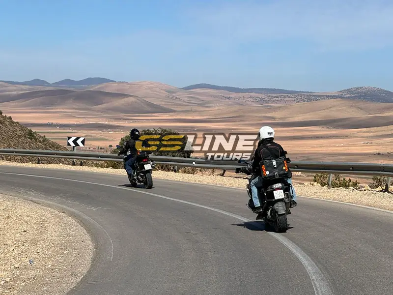 BMW GS motorcycle ride departing Agadir with GSLine Tours