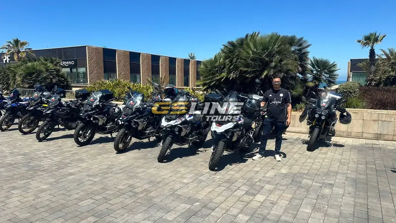 BMW GS motorcycle ride departing Fes with GSLine Tours